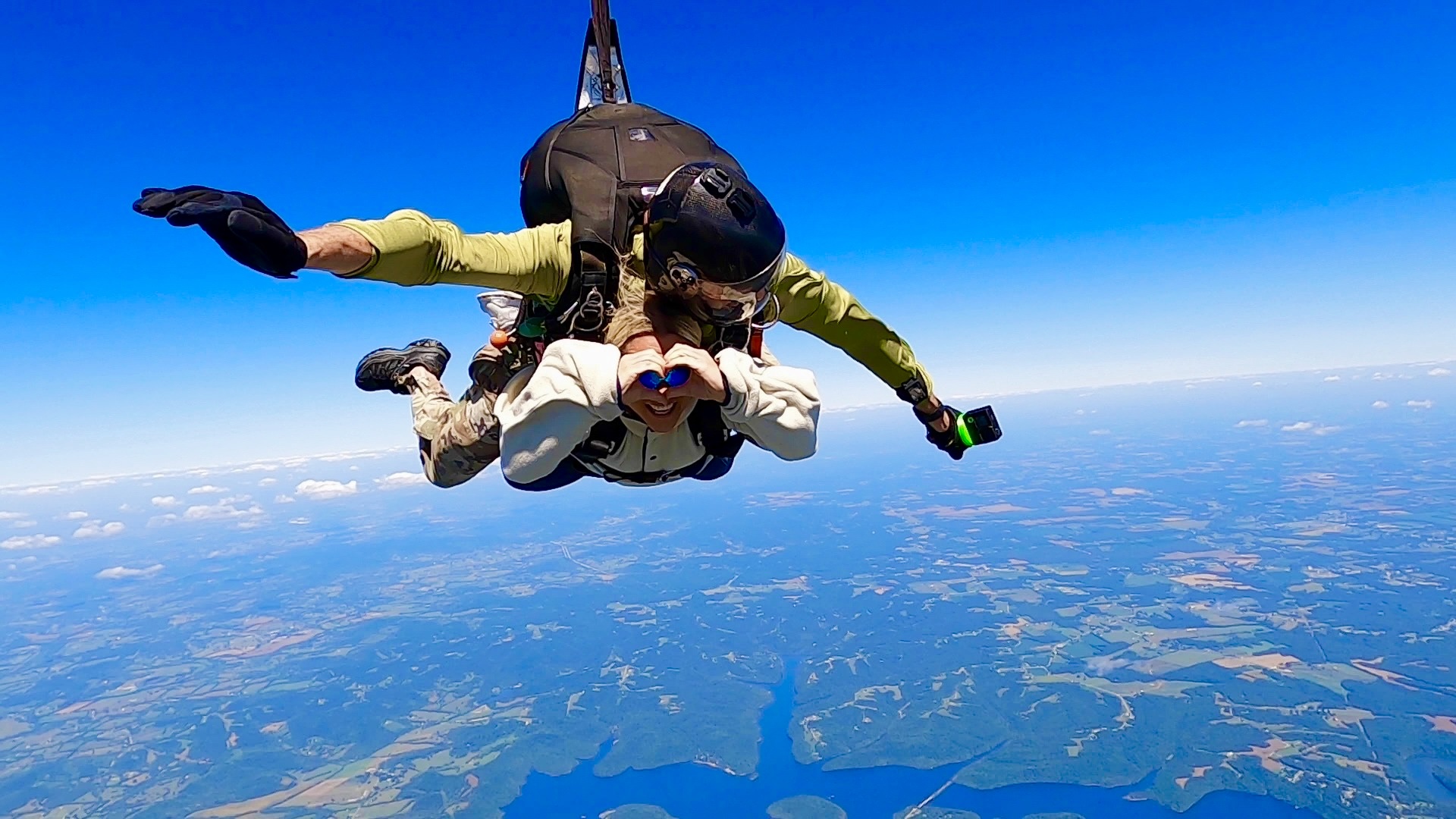 Skydiving action shot 11