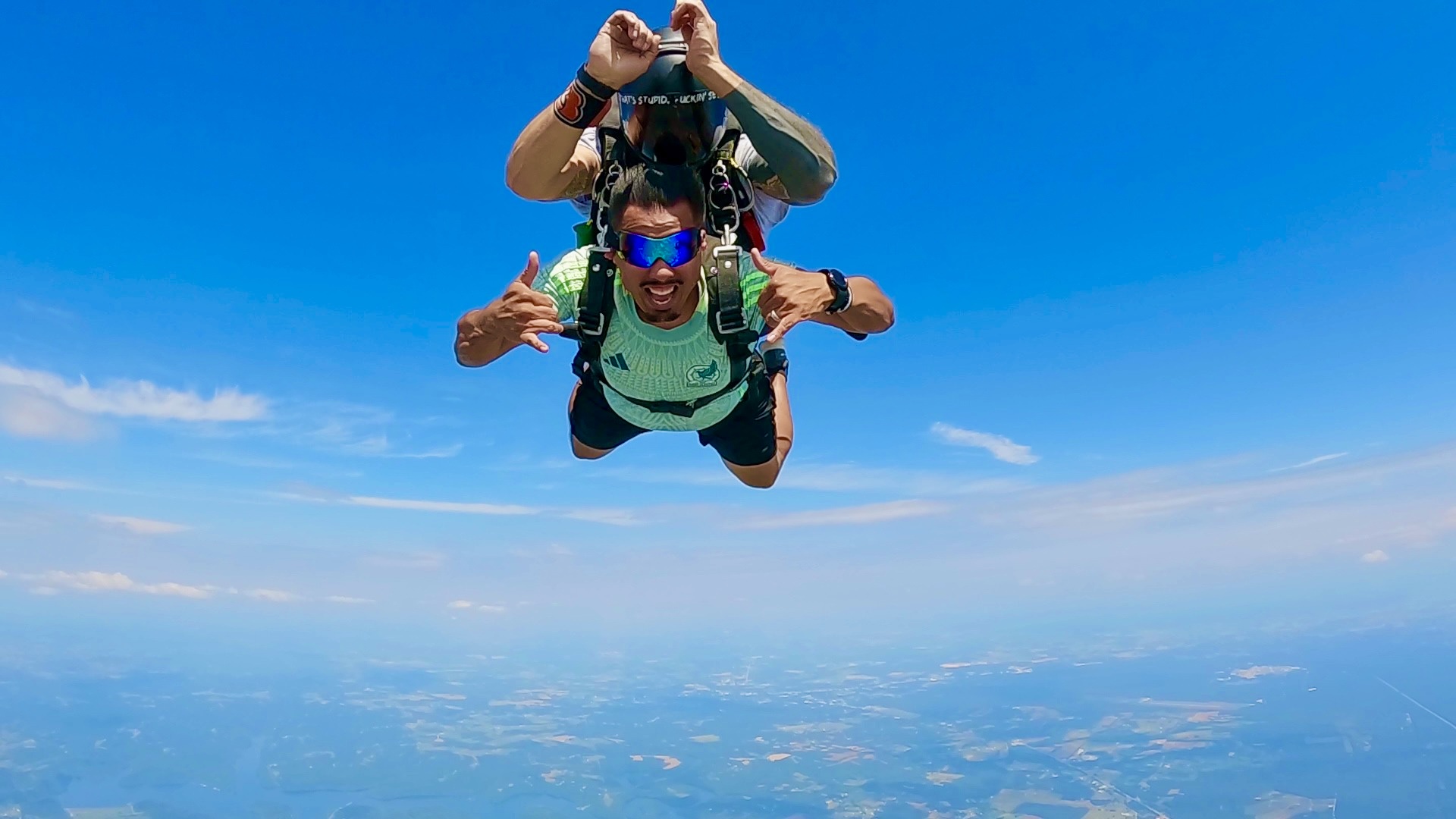 Skydiving action shot 17