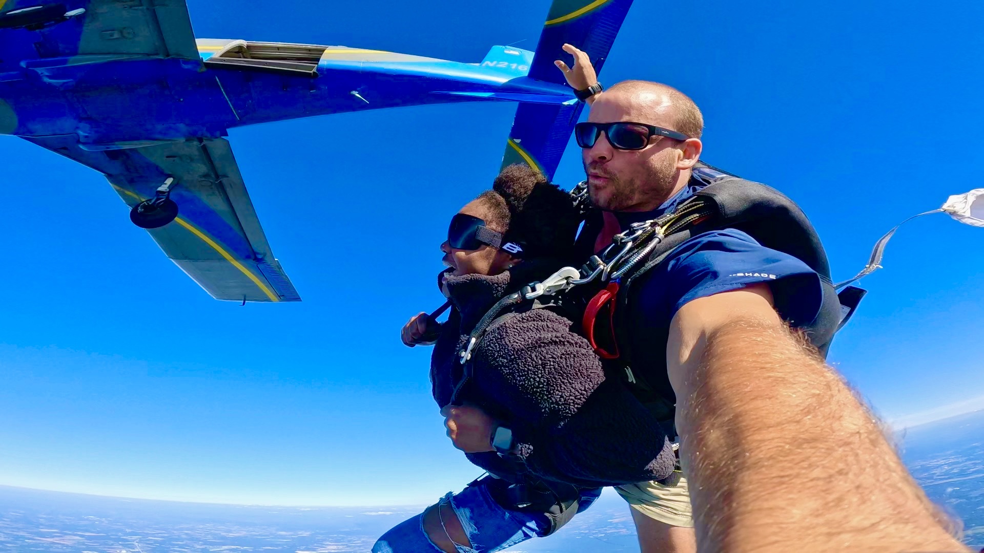 Skydiving action shot 5