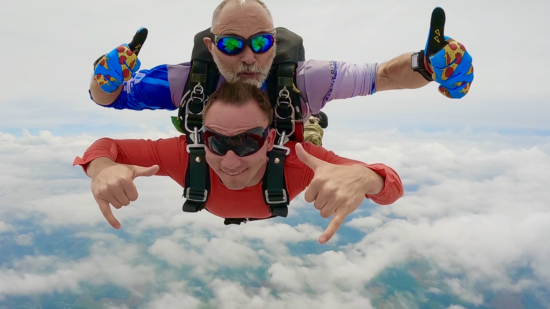 Skydiving action shot 7