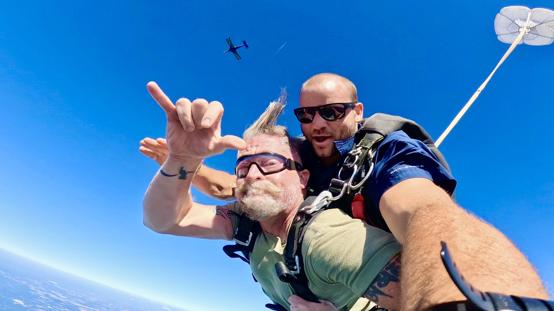 Skydiving action shot 9